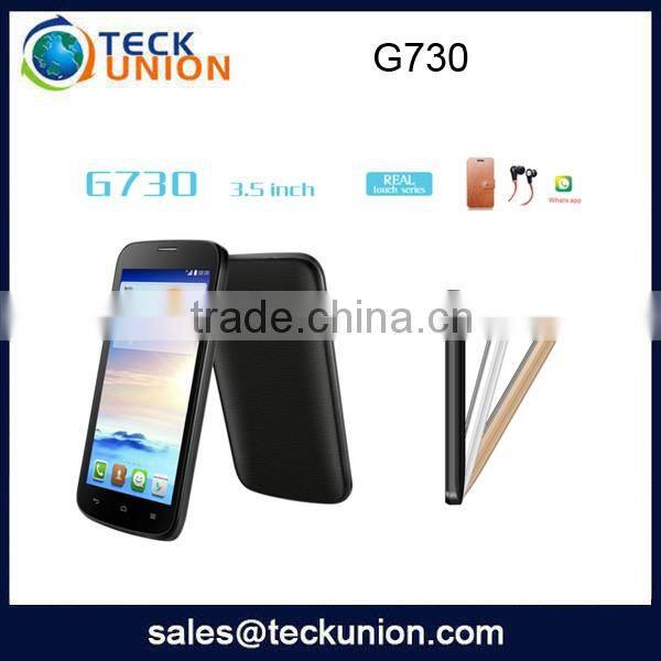 G730 3.5 inch hot sale touch screen telephone mobile low price china mobile phone