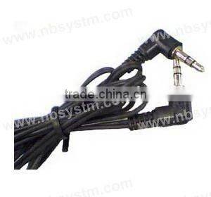 3.5mm stereo male to 3.5mm stereo male cable right angle