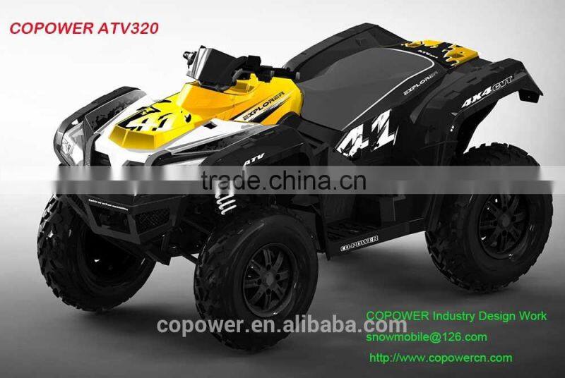COPOWER320 4X4WD ATV with rubber track system (Direct factory)