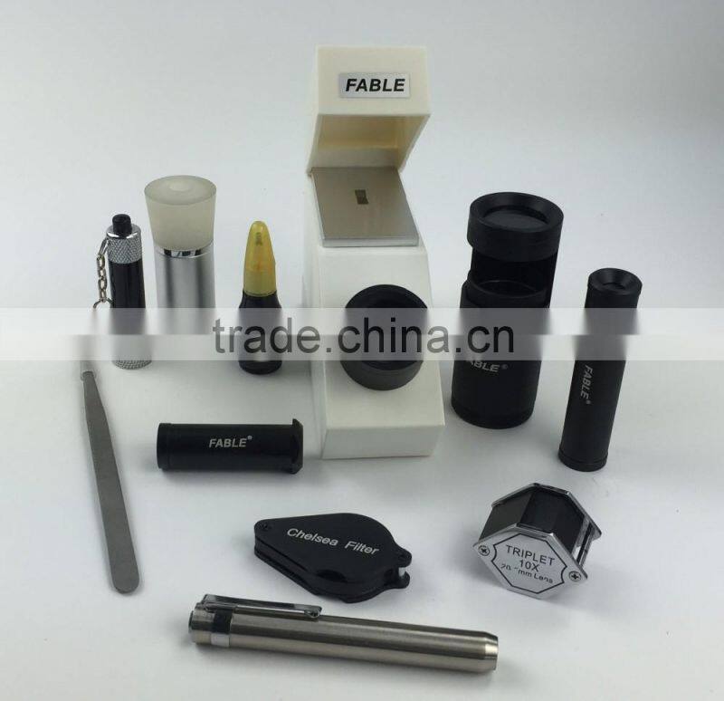 Portable and High Quality Jewelry&Gemstones Travel Testing Lab Tool Kit