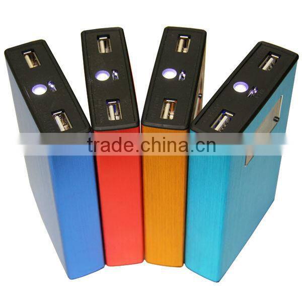 Huge capacity 10400mAh power bank with power display