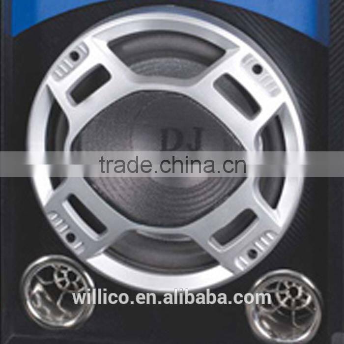 Factory wholesale price Wooden dj speaker portable hifi super bass vibration disco speaker