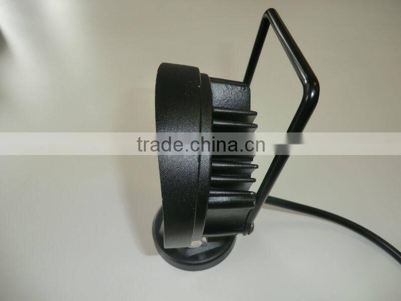 Hot Sell Highpower performance LED Work Light,for ATV SUV TRUCK JEEP Offroad Vehicle(SR-LW-27H,27W)Spot or Flood,Handle w Magnet