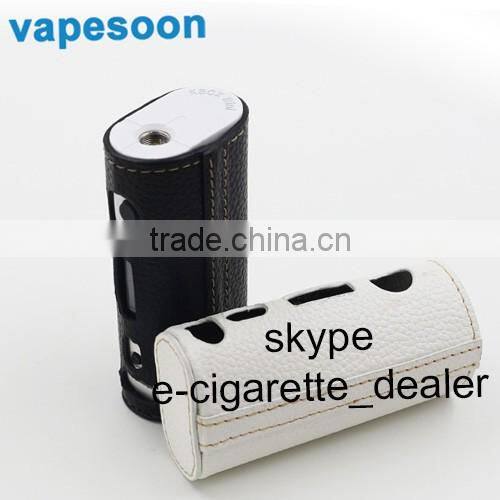 wholesale leather case e-cig MOD box subox mini shroud leather case OEM Available
