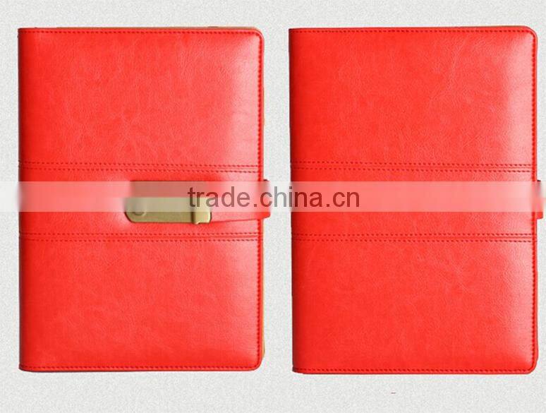 2014 Hot selling leather school paper eco friendly custom spiral notebooks