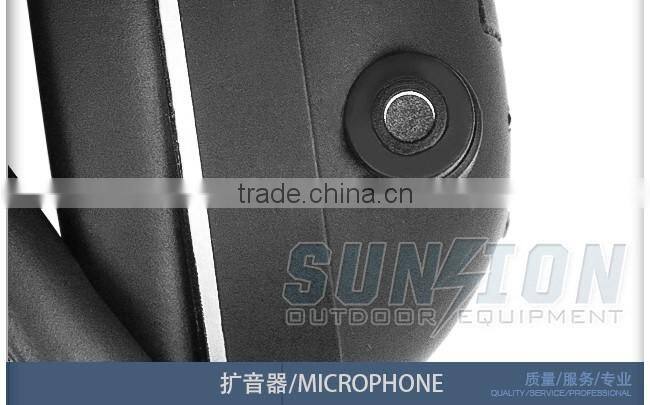 ABS Material Durable Tactical Ear Muff (Electronic Control)