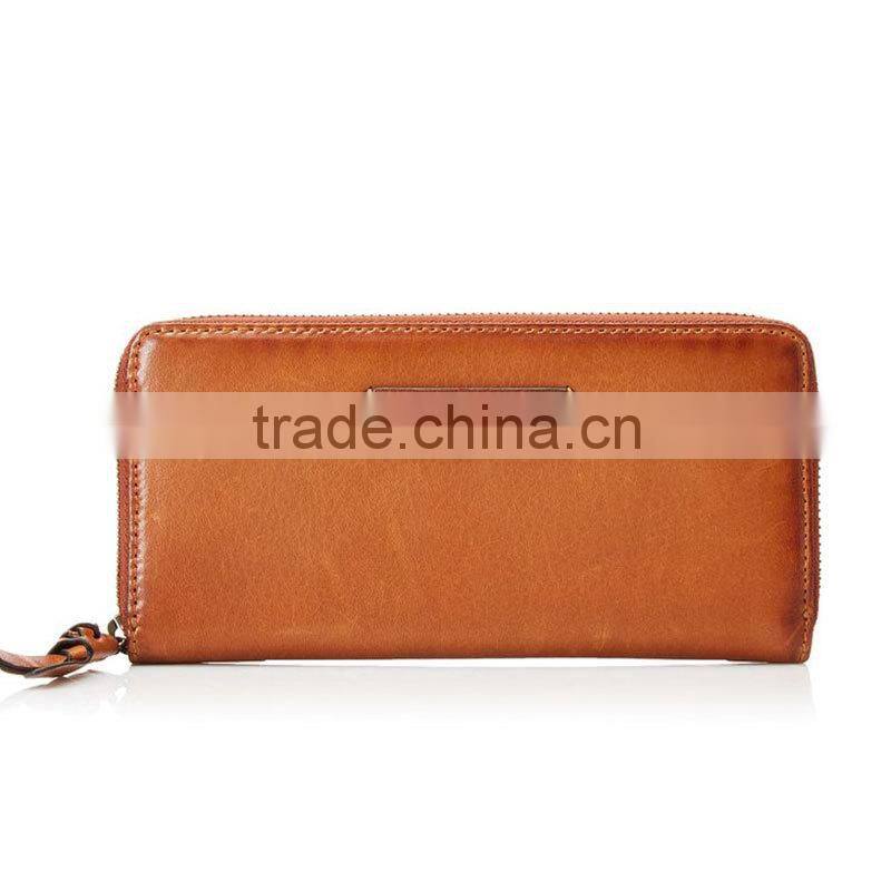 New arrival lady long wallet , ladies clutch bag genuine cowhide leather women purse