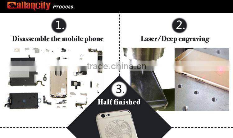 Real genuine leather for iphone 6s cover luxury custom