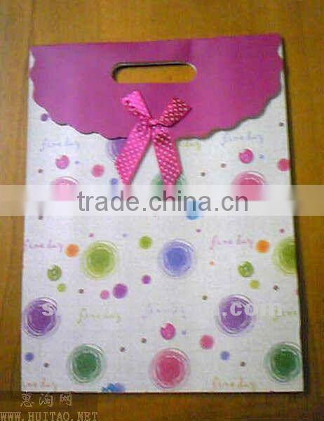 2013 High Quality Paper Gift Bag with ribbon