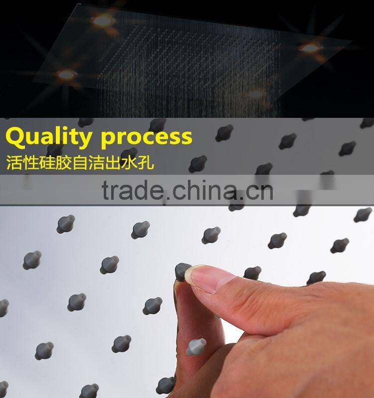 LABRAZE LE800600 shower panel with LED light and thermostatic faucet