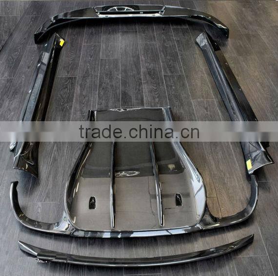 Por V-style 911 Carbon Fiber Diffuser Front Lip fit for Por 991