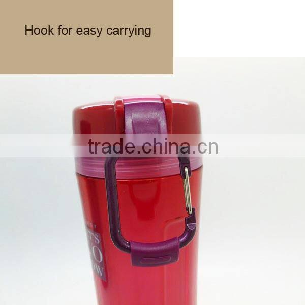 600ml Insulated Fruit Infuser tumbler Plastic Water bottle