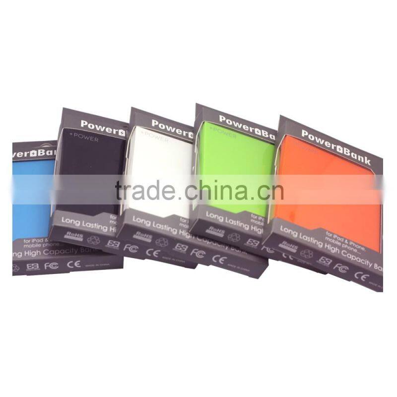 2016 best sell and CE ROHS FCC certificationing products! ultra slim portable power bank 2500mah with full capacity