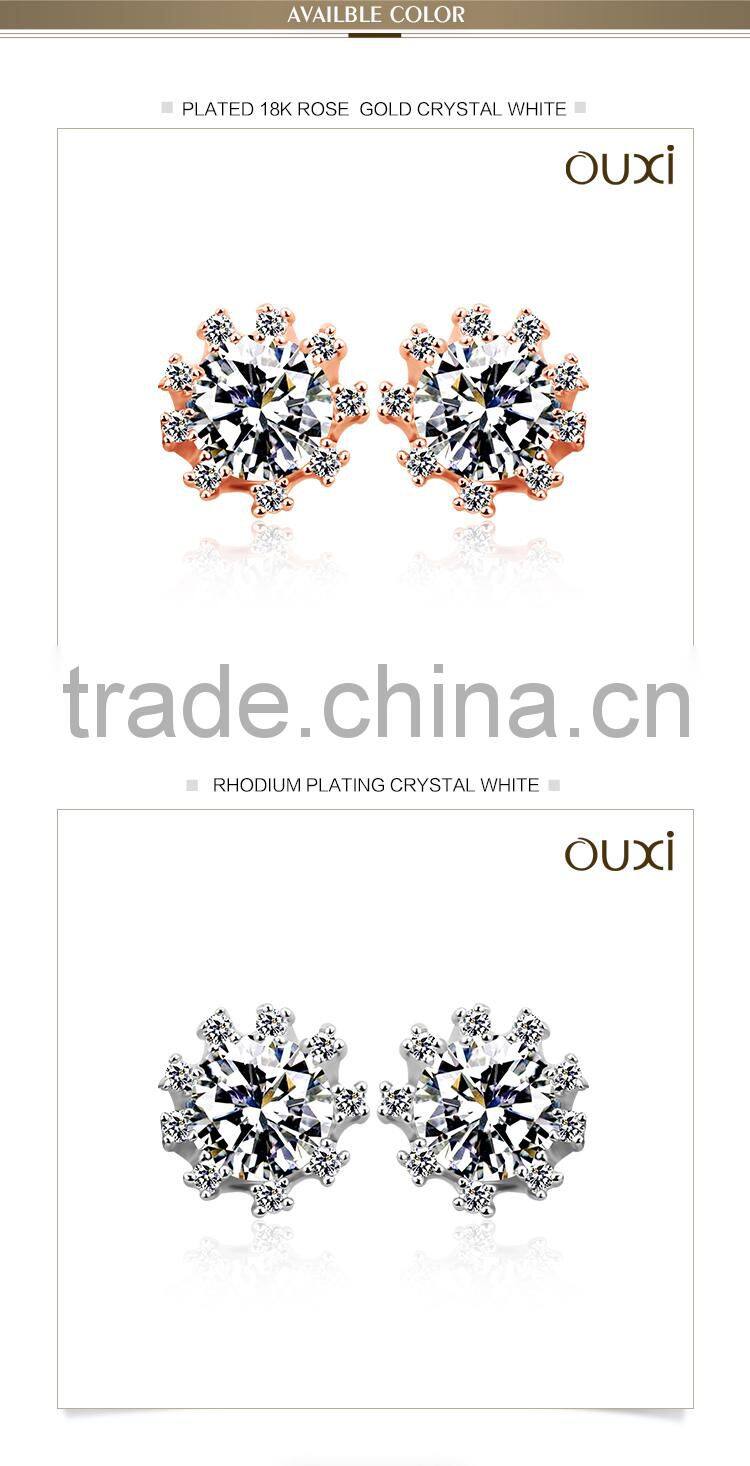 OUXI wholesale price korean fashion accessories made with AAA zircon