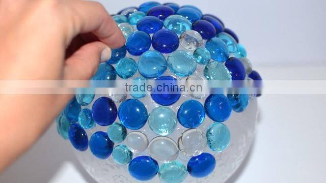 Good quality colorful glass gems flat back stone