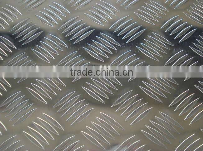 1.0-8.0mm five bars pattern aluminum sheet 3003
