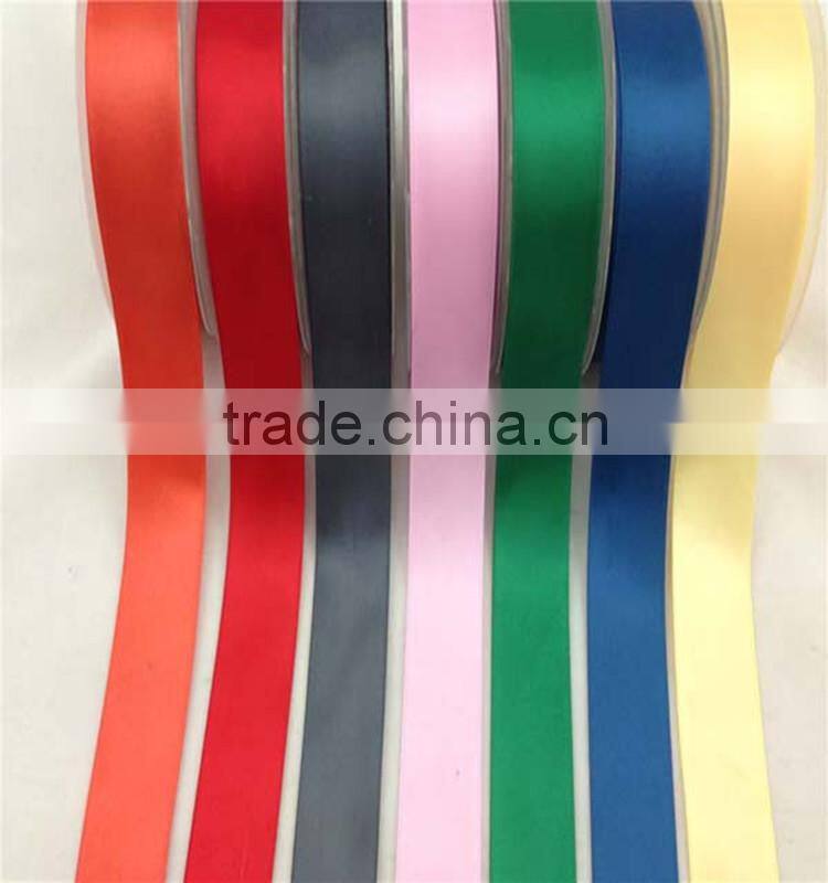 Wholesale Top Quality 100% Polyester Satin Ribbon For Handmade DIY Ribbon Flower Accessories Material 100yards/roll
