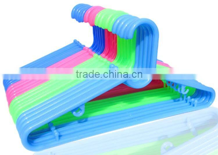 Plastic garment bold widening clothes hang hanger antiskid non-trace dry wet amphibious plastic adult clothes drying racks