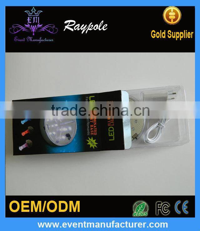 Decorative Lighting LED Light Base For Wedding Table Centerpieces