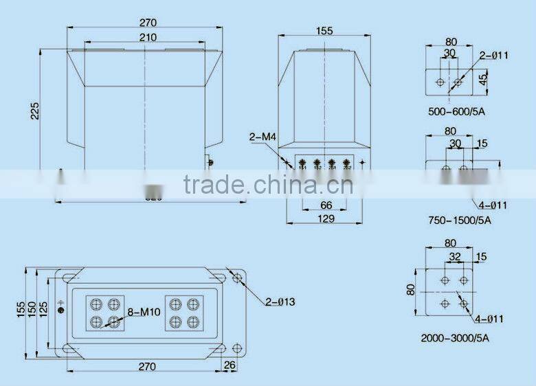 LZZBJ9-10(A,B,C) 10kv indoor current transformer from yueqing