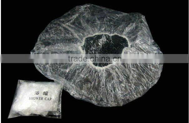 disposable hotel use plastic shower cap,bath room shower cap