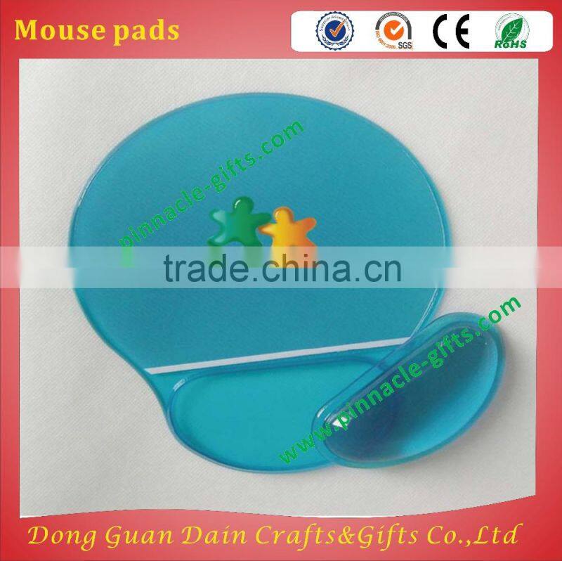 OEM customized silicone GEL mouse pads for advertisement