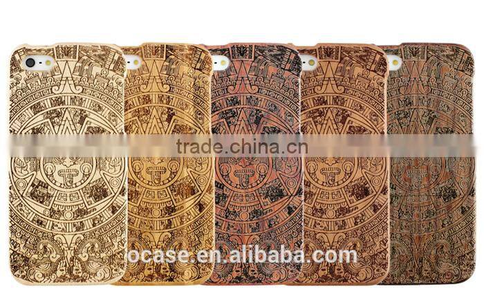 Special Calender Engraving phone case wood cover for IPhone 6/6s/6 plus