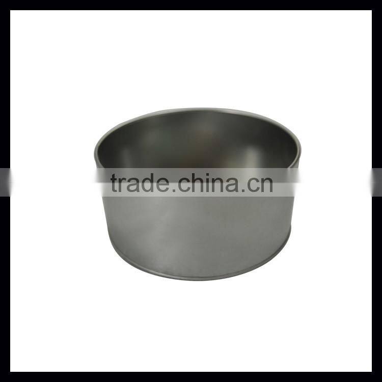 Factory Direct Metal Round Shape Large Storage Box Tea Tin Canister