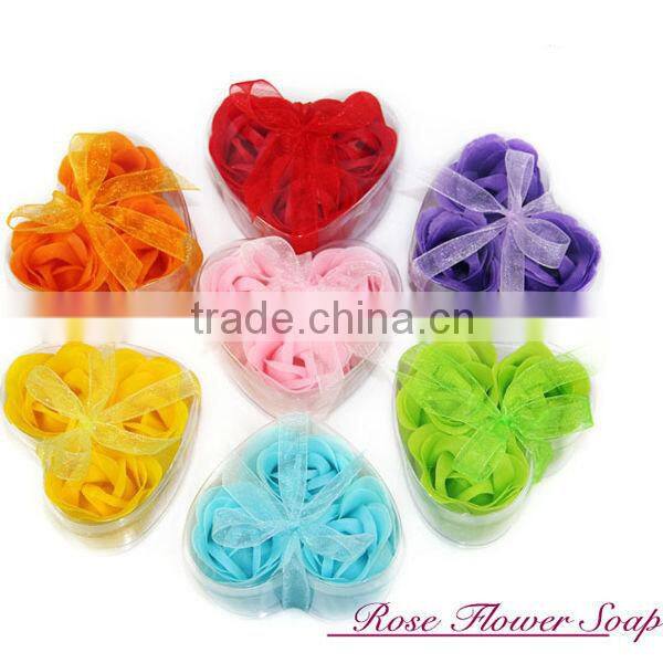 Pretty 3pcs decoration flower soap/soap flower