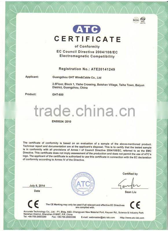 GHT Factory wholesale price 2 pair telephone cable 305m CCA network cable