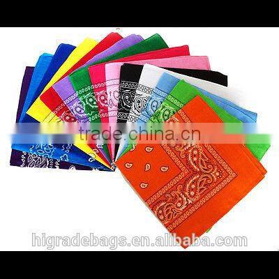 100% cotton wholesale custom bandana