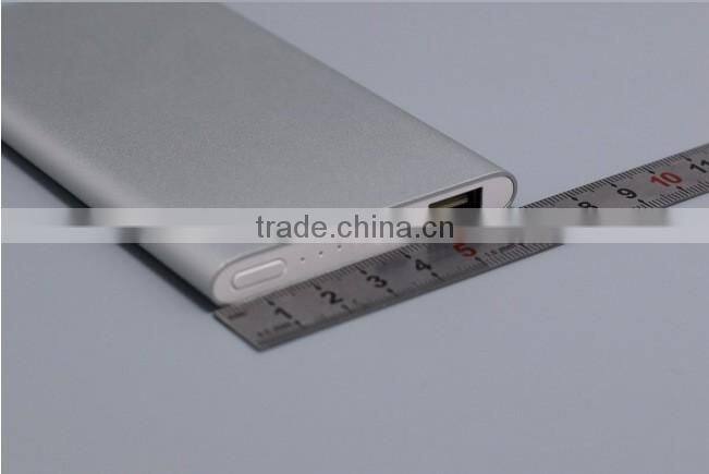 2016 new slim External Battery Pack xiaomi power bank/5000mAh powerbank of xiaomi brand