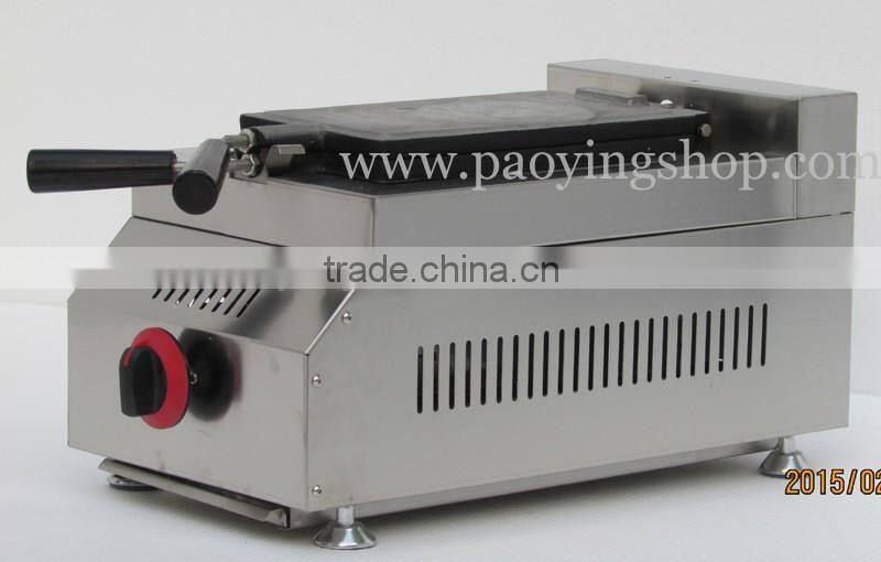 6pcs Commercial Use Non-stick LPG Gas Lolly Waffle Dog Maker