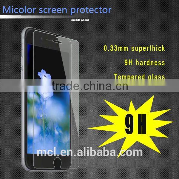 2015 New factory supply Japan 0.33mm curved edge 9H anti broken tempered glass Screen protector film from China factory directly