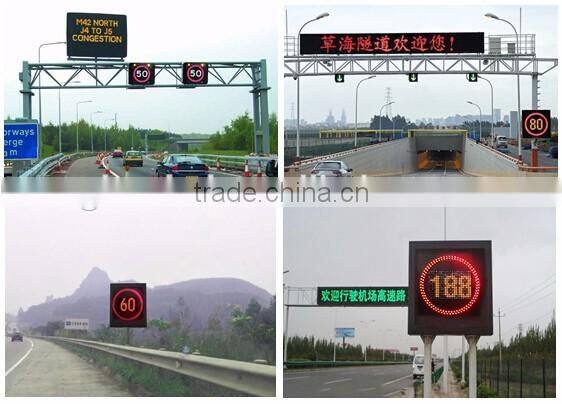 Outdoor led road traffic signs vms signs led boards programmable led sign