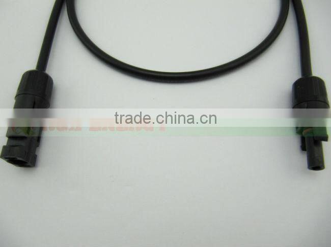 MC4 solar cable assembly with connector. TUV certification.