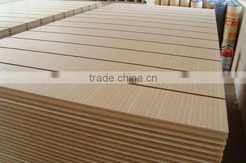 SLOT MDF BOARD /18mm high gloss mdf board