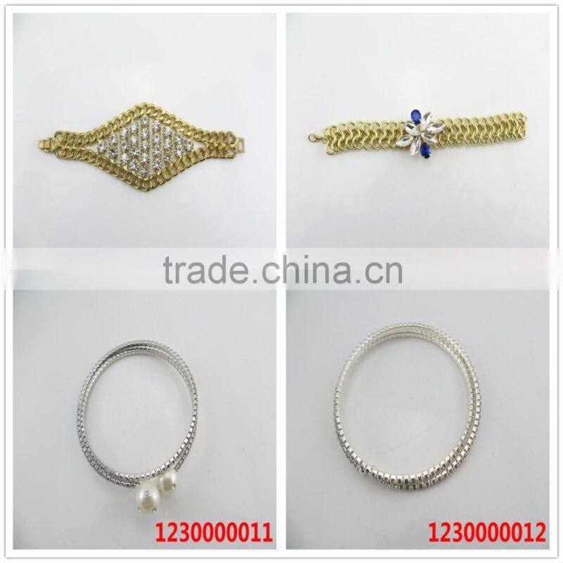 Fashion design love laugh live stretch rope bracelet