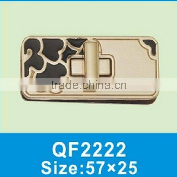 QF2222 Rectangle noble fashion locks for handbags