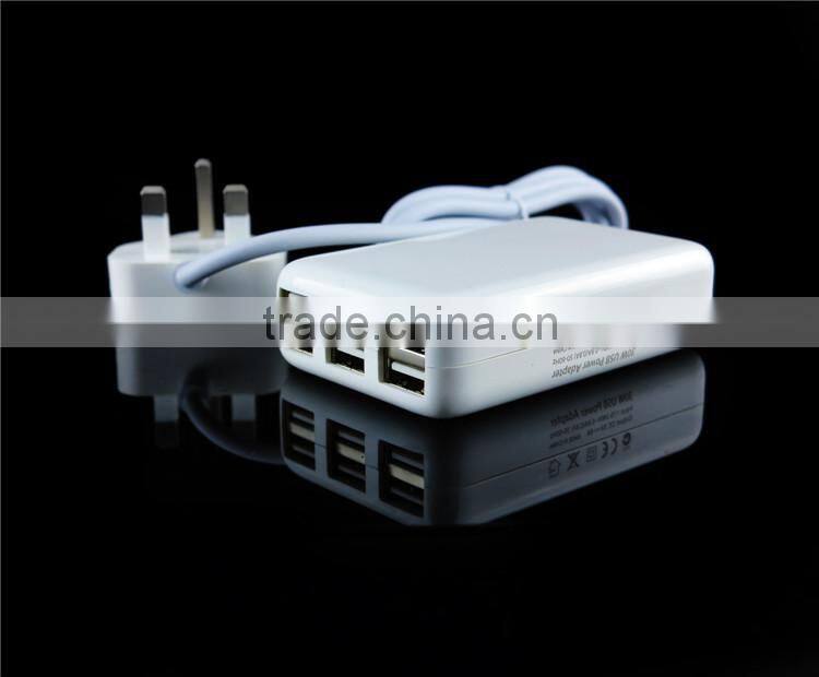 6 usb port multifunctional charger for mobile phone and tablet pc