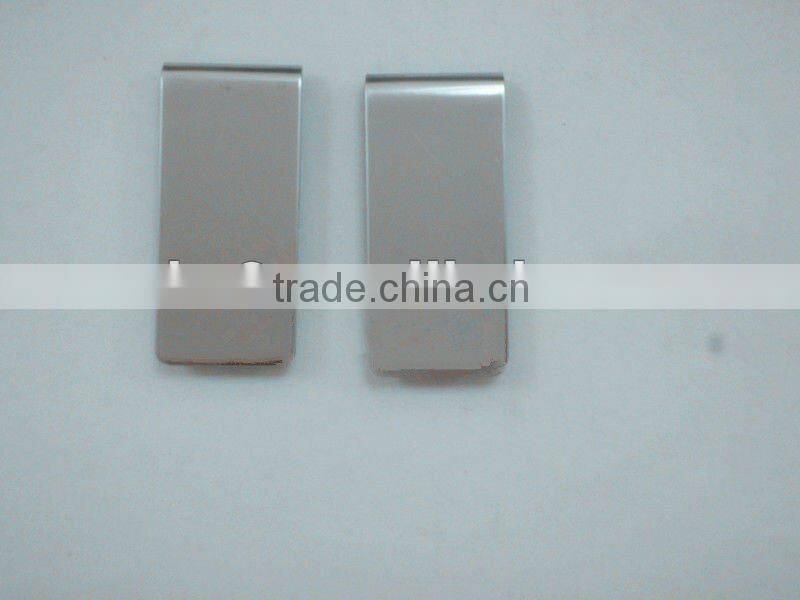 Simple design metal money clip. Fashinal design money clip.