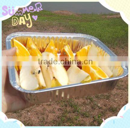 2015 Supper Quality Disposable square aluminum food container packaging