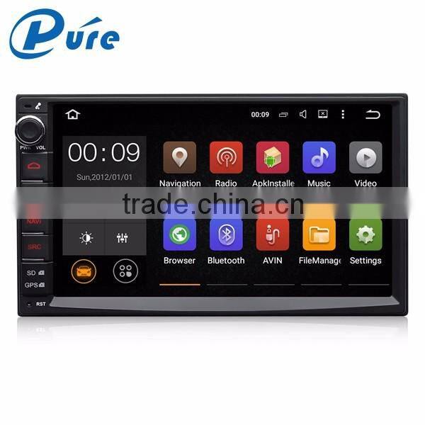 2 Din 7 inch android car dvd player with Bluetooth 3G GPS Wifi Radio