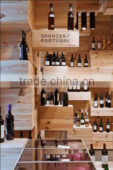 Wiskey display racks for shop disgner