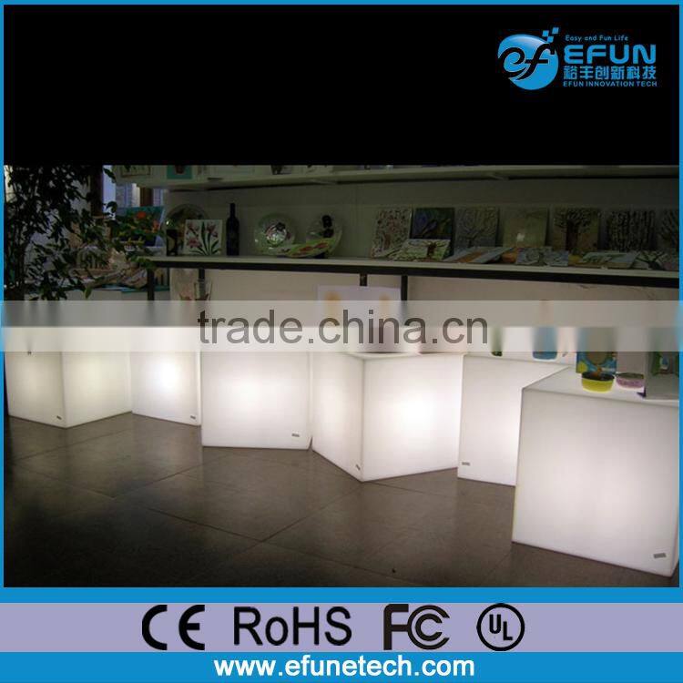 bar /night club/party /wedding decor led cube table,remote control led cube light