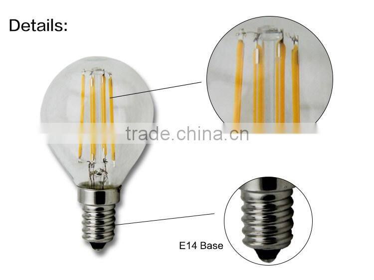 Wholesale LED filament light bulb G45 1W light bulb with top quality
