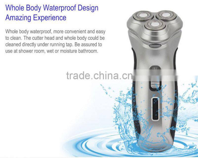 Three Independent Floating Heads Men Shaver Machine