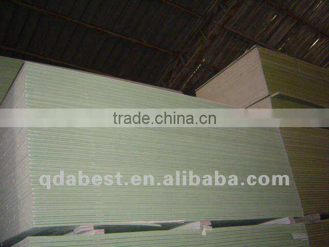 Waterproof paper faced gypsum board