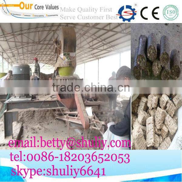 popular Bamboo Dust, Tea waste, Wheat Straw pellet briquetting machine