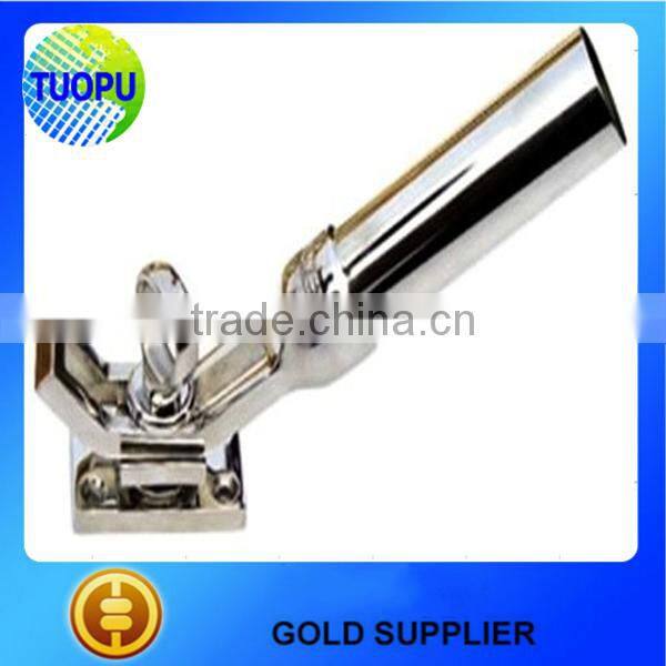 China gold supplier high quality 3 tubes rod holder,adjustable SS 316 rod holder for fishing use
